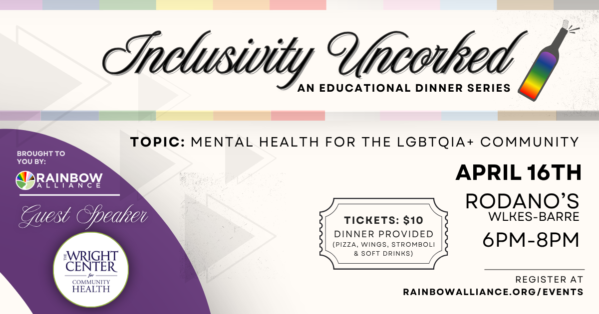 Inclusivity Uncorked: Mental Health for the LGBTQIA+ Community