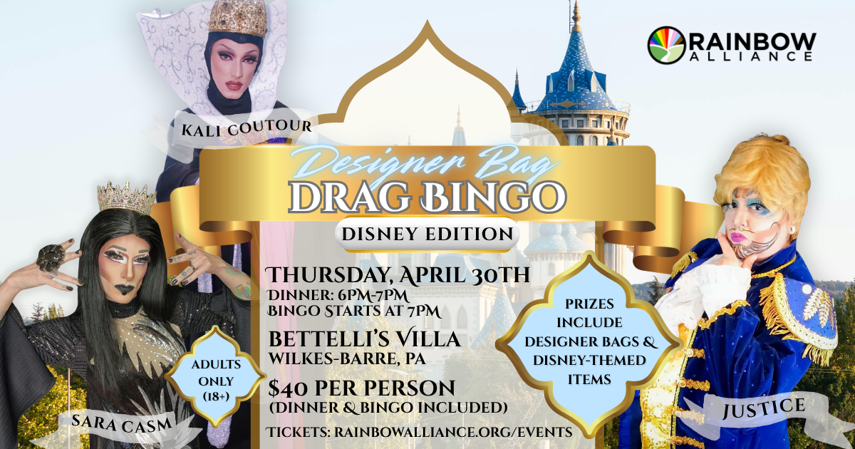 Designer Bag Drag Bingo: Disney Edition