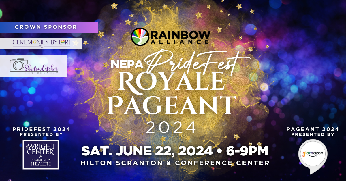 2024 NEPA PrideFest Royale Pageant Cover with Sponsors